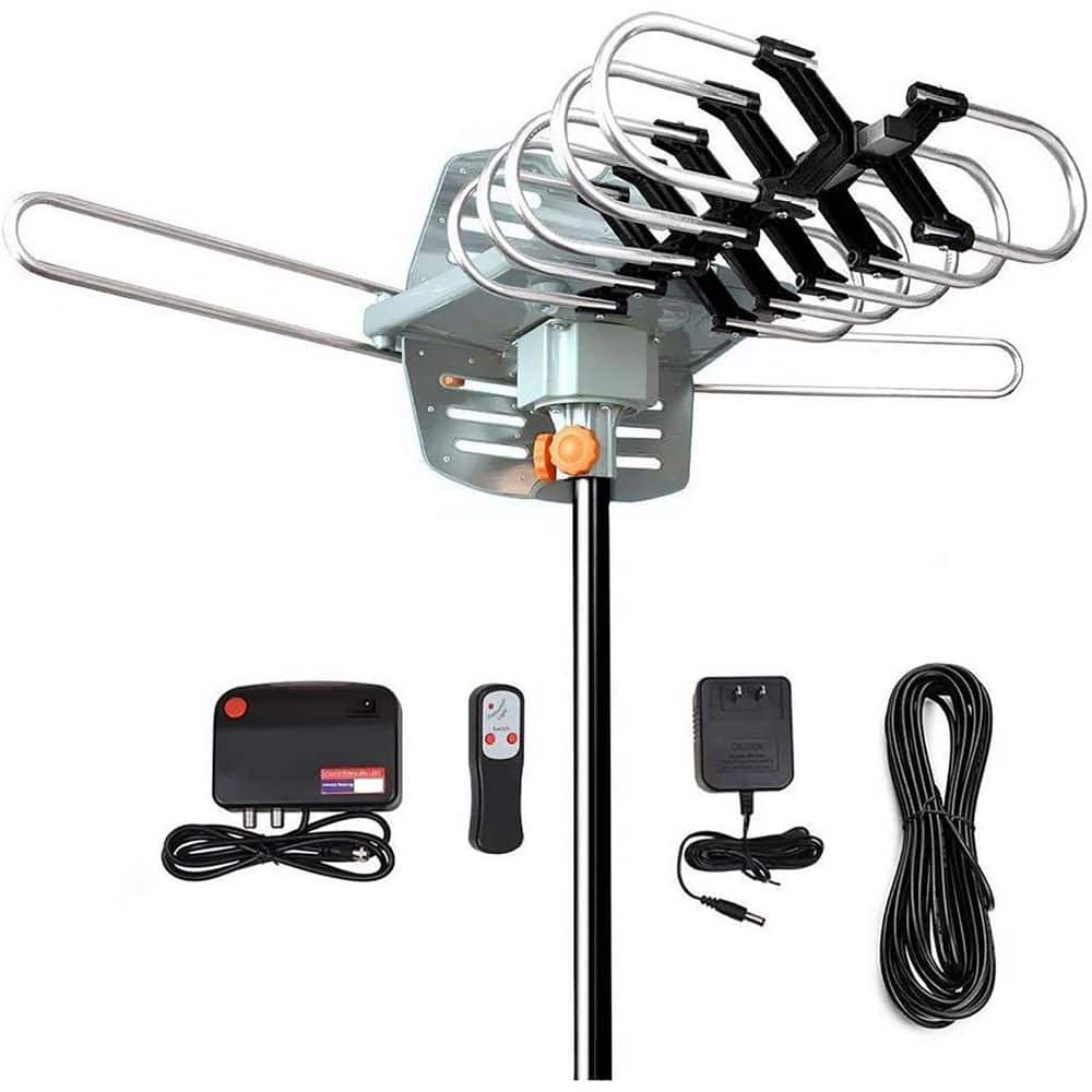 150 Mile Reception Amplified Digital Signal HD HDTV and 4K Outdoor Antenna with 33ft Coax Cable Weatherproof price history on PriceWatchPro