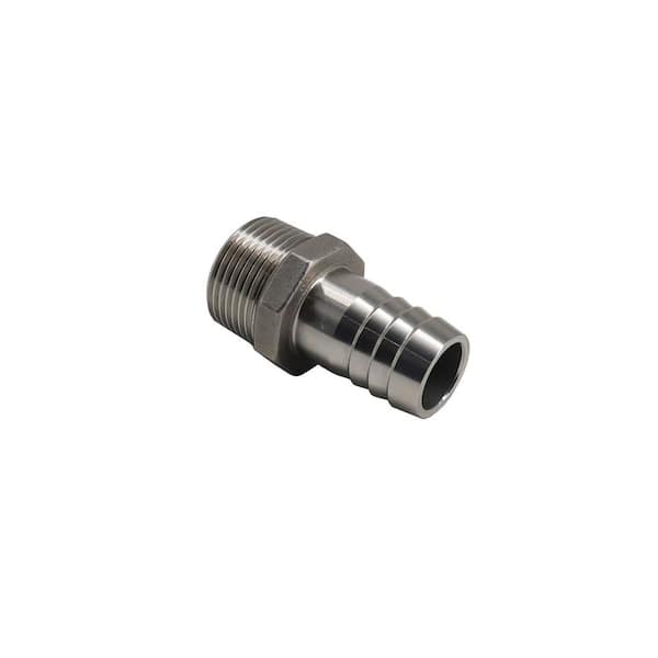 Guardian 2 1/2"*2 1/2" 304 Stainless Steel 150LB Hose nipples NPT x hose shank(King Nipple/Hose Barb)