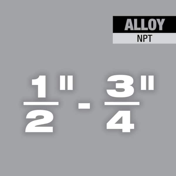 1/2 in. to 3/4 in. NPT Alloy Universal Pipe Threading Dies