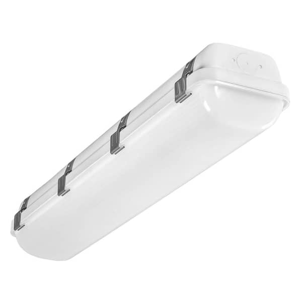 LEDone 2 ft. 30-Watt 4080 Lumen Dimmable White Vapor Tight Wraparound Light, 3500K