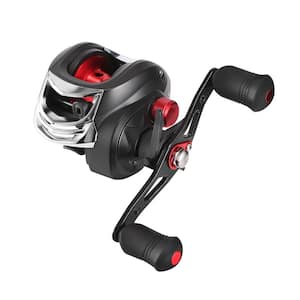 Left Handed Baitcasting Fishing Reel with 17 Plus 1 Ball Bearings and 7.1:1 Gear Ratio