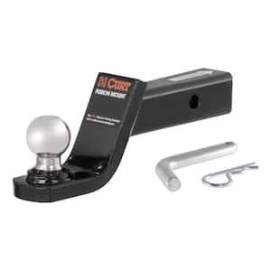 7,500 lbs. 4 in. Drop Fusion Trailer Hitch Ball Mount Draw Bar with 2 in. Ball (2 in. Shank)