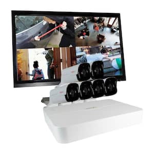 Ultra 8-Channel HD 2TB Surveillance NVR with (6) 4 Megapixel Bullet Cameras