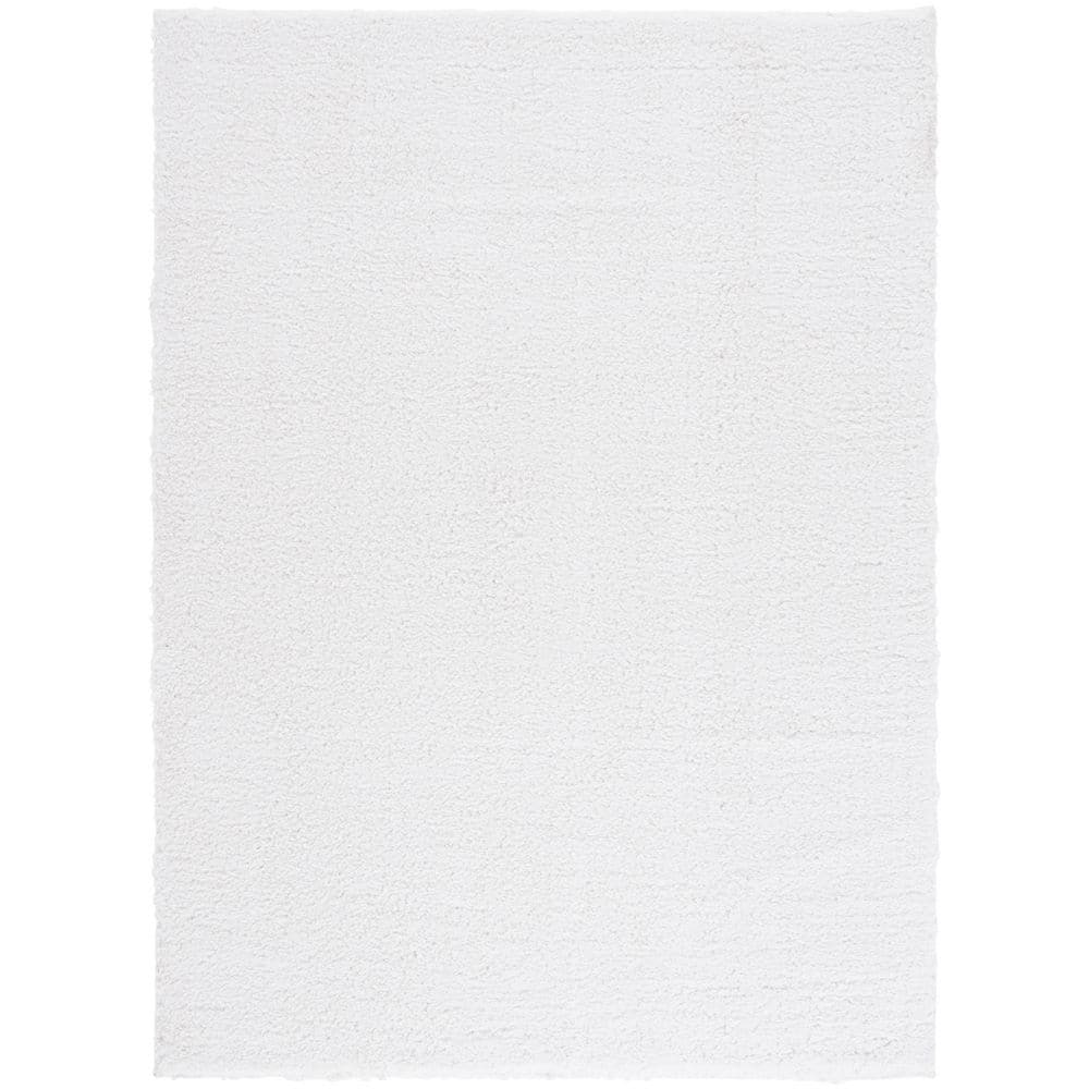 Rumi Shag 9 ft. x 12 ft. Ivory Modern Solid Area Rug - thumbnail 2