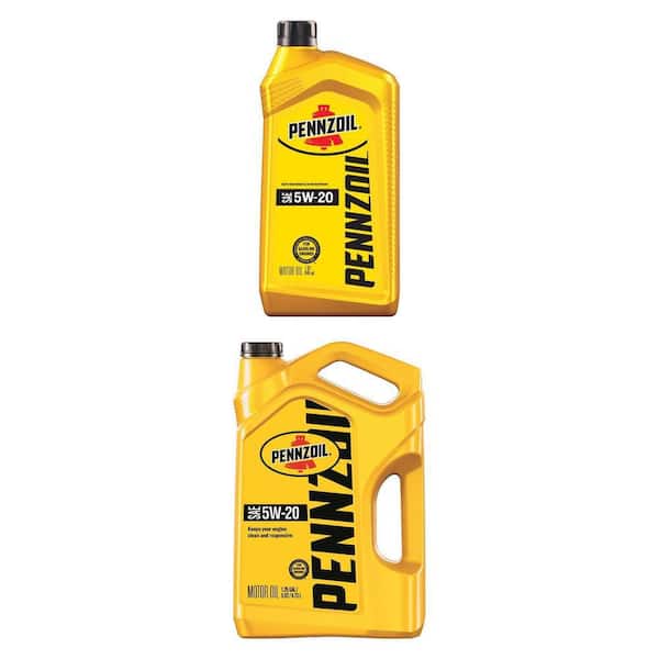 SAE 5W-20 Motor Oil Combo: 5 Qt. and 1 Qt.