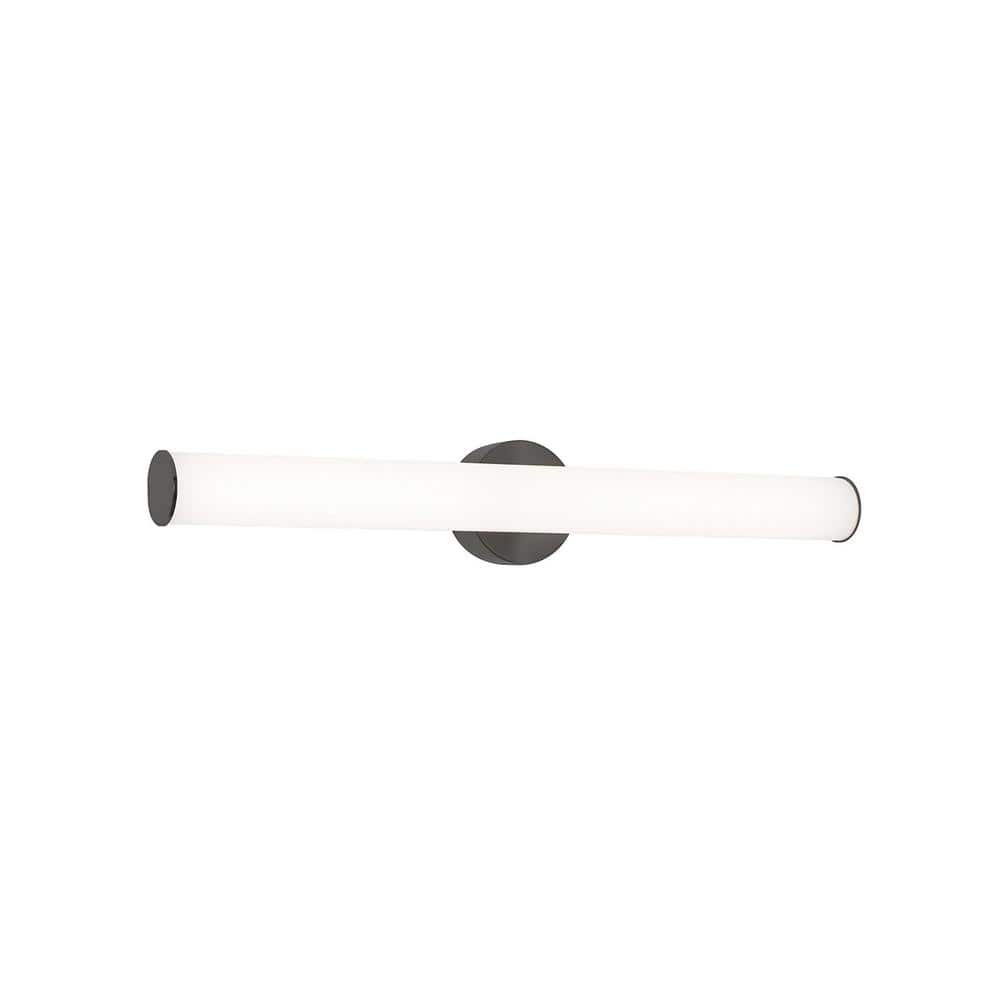 Leia Black Steel 24.75" LED Vanity Light