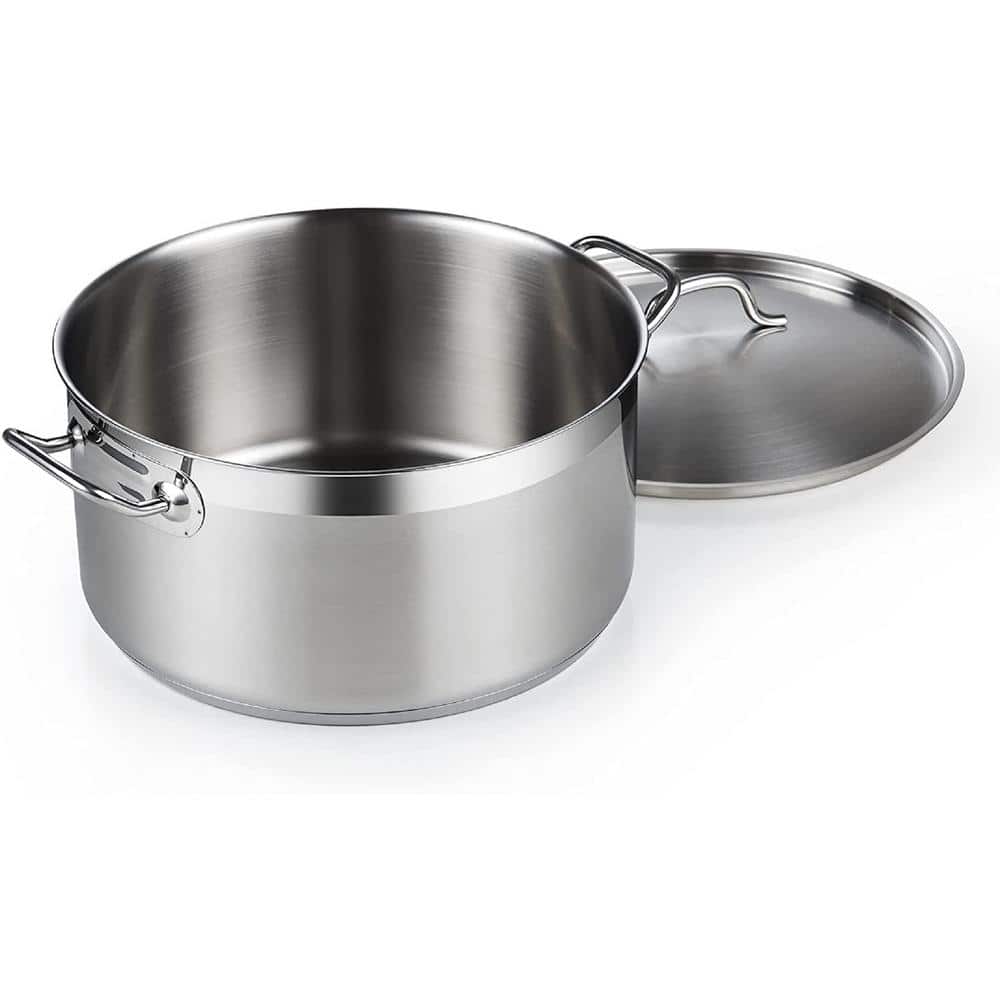 9 Quart Stainless Steel Dutch Oven with Lid