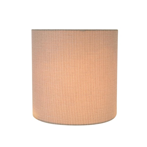 pink suede lampshade