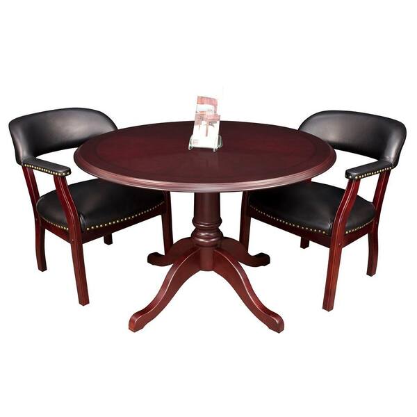 Regency Exalt 42 In Mahogany Round Table Hdexctr42mh The Home Depot Regency Exalt 42 In Mahogany Round, Mahogany Round Table