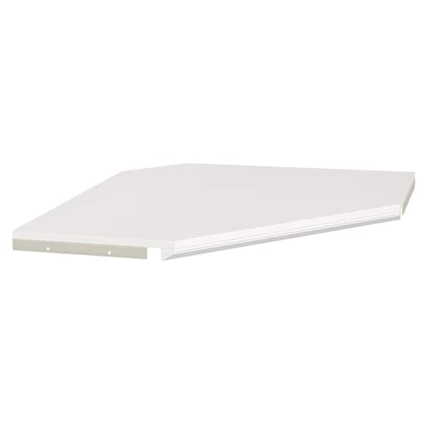 ClosetMaid Impressions 28 in. W White Corner Shelf Kit