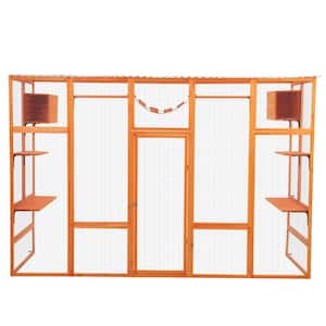 Large Cat Cage Window Playpen, Catio with 6 Platforms