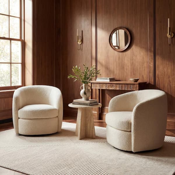 Vaelina Mid-Century Geomeric Area Cream/Grey 5 ft. x 8 ft. Indoor Area Rug