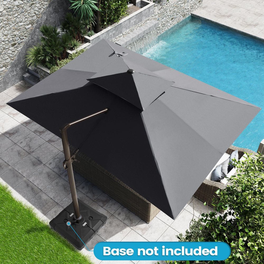 Crestlive Products 13 ft. x 10 ft. Rectangle Cantilever Patio