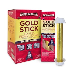 Gold Stick Fly Trap (4-Pack)