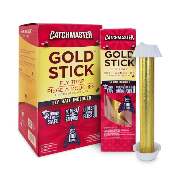 Catchmaster Gold Stick Fly Trap (4-Pack)