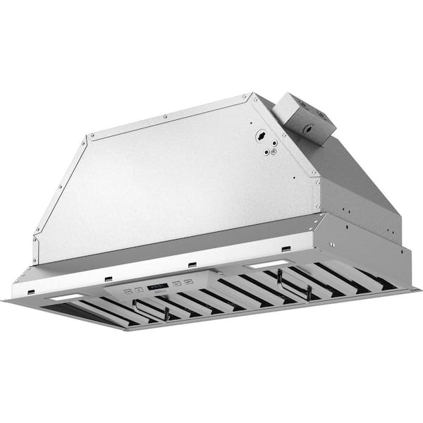 Tornado II 27 in. 600 CFM Insert Range Hood with LED Lights in Stainless Steel