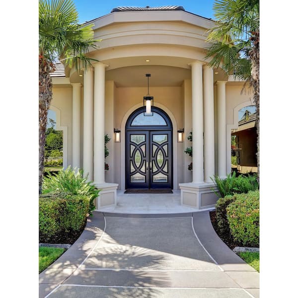 Exterior front deals door chandelier