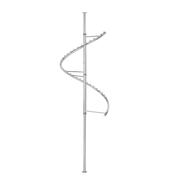 360 Degree Spiral Clothes Rack, Chrome, Wire (SHR-3684)