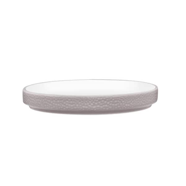 Noritake Colortex Stone Taupe Porcelain Small Plate 6 in.