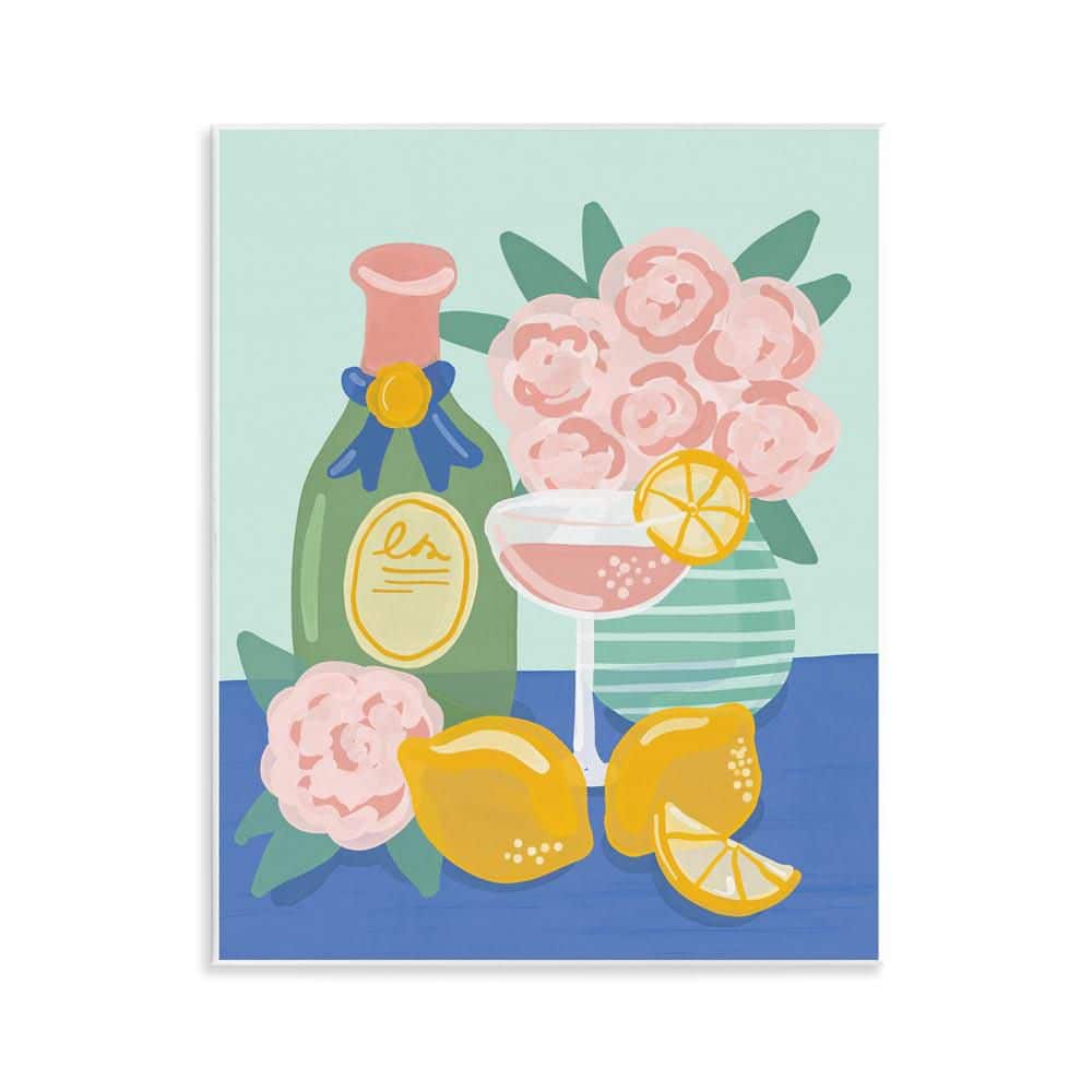 Lemons & Drinks Still Life by Kristina Hultkrantz Unframed Food Graphic Art Print 14 in. x 11 in. price history on PriceWatchPro