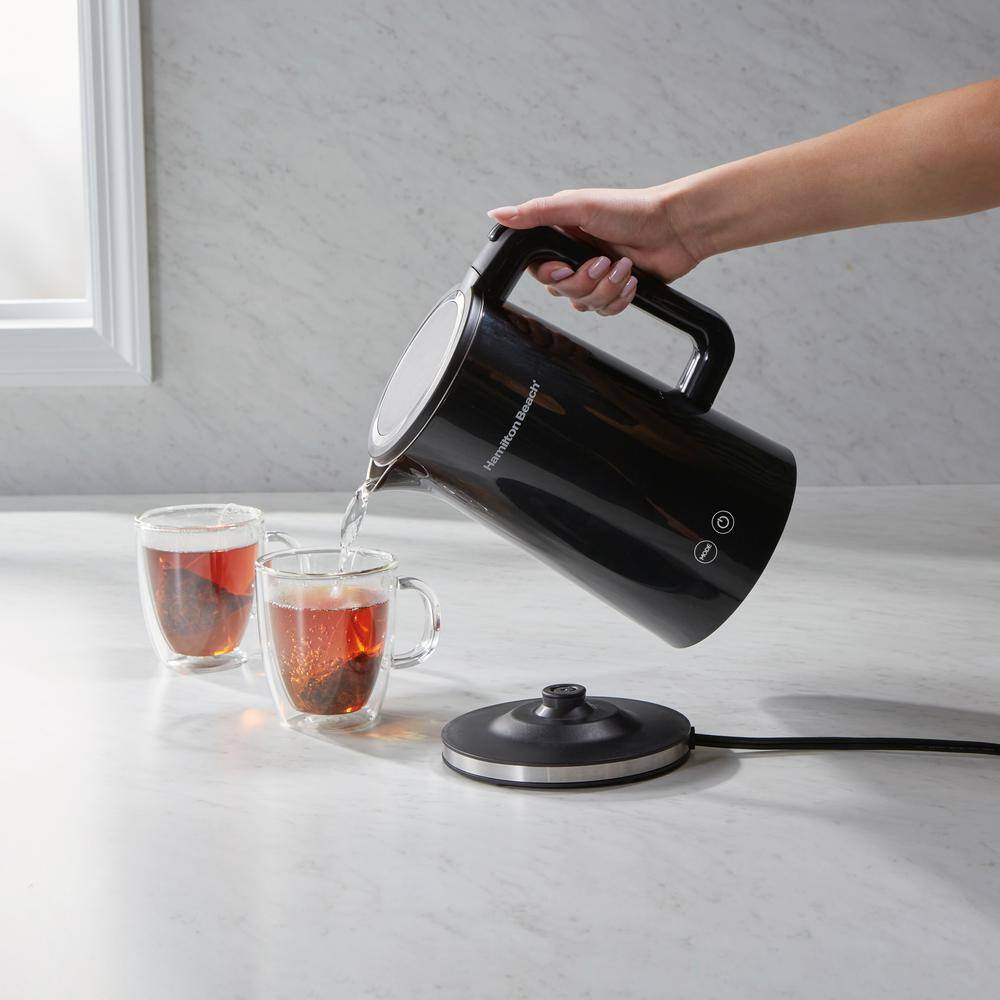 Hamilton Beach 1.7L Black Stainless Steel Digital Kettle
