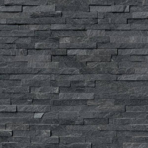 Coal Canyon Ledger Panel 6 in. x 24 in. Natural Quartzite Wall Tile (6 sq. ft./case)