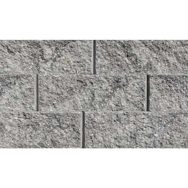 Rockwood Retaining Walls Sapphire 6 in. H x 17.25 in. W x 12 in. D Cascade Concrete Retaining Wall Block (27-Pieces/20.25 sq. ft./Pallet)