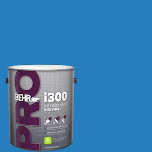 1 gal. #P510-6 Brilliant Blue Eggshell Interior Paint