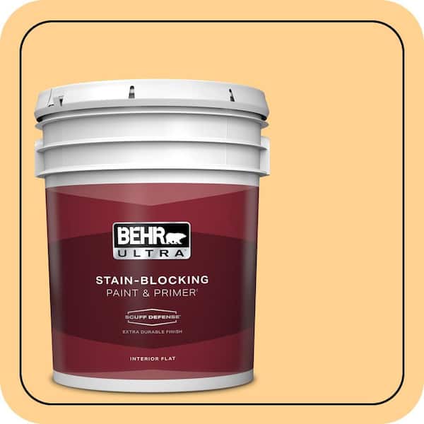 BEHR ULTRA 5 gal. Home Decorators Collection #HDC-SP14-7 Full Bloom Extra Durable Flat Interior Paint & Primer