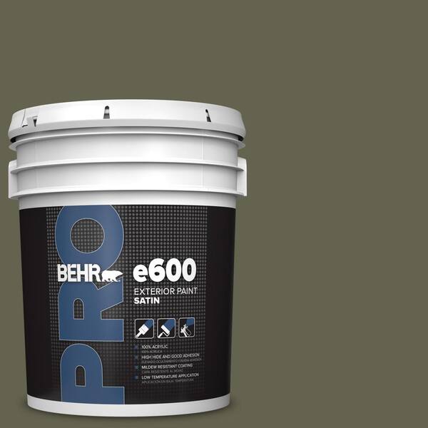 BEHR PRO 5 gal. #400F-7 Groundcover Satin Exterior Paint