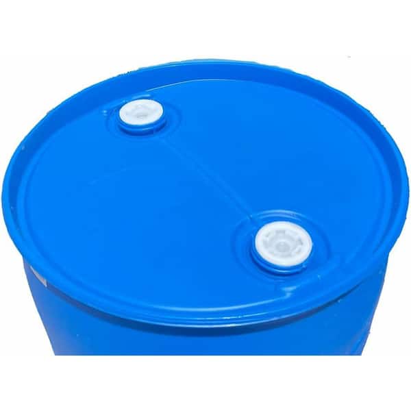 55 Gallon White Plastic Barrel - Food Grade HDPE - NEW With Free Shipping