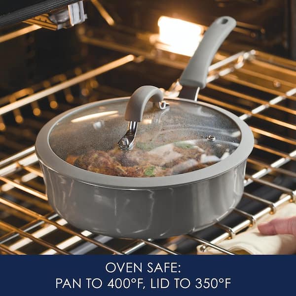 Rachael Ray Cook + Create 3 qt. Aluminum Nonstick Saute Pan