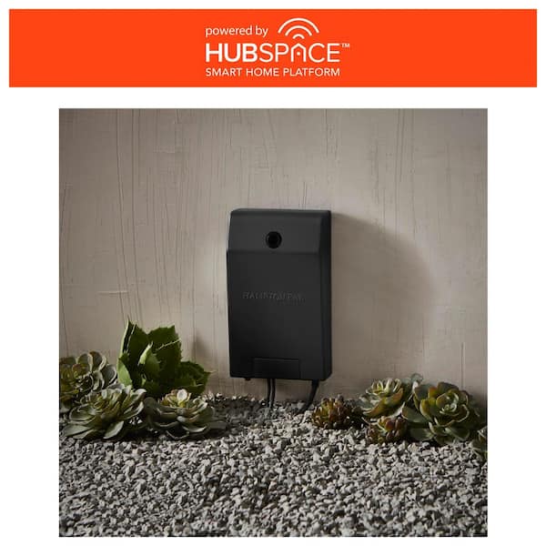 Smart 200 Watt Landscape Lighting Transformer with Dusk to Dawn Operation Powered by Hubspace