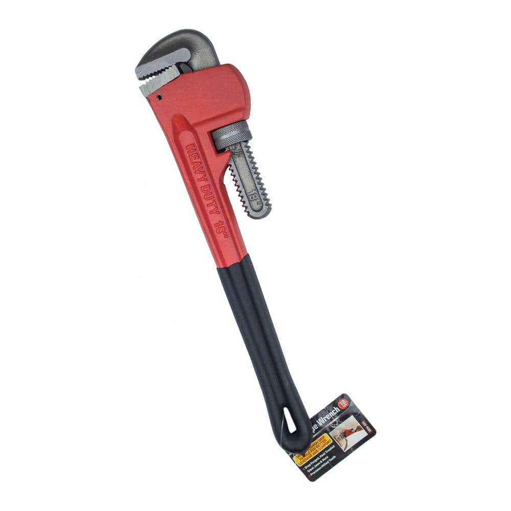 18 in. Jumbo Heavy-Duty Pipe Wrench 0034-0 - The Home Depot