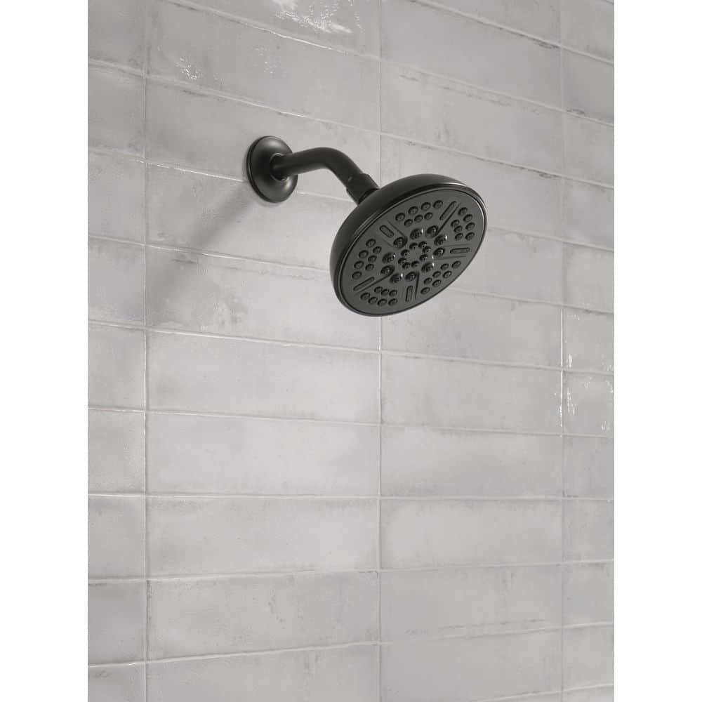 Matte Black Multi-Head Nickel Wall Mounted Shower Head
