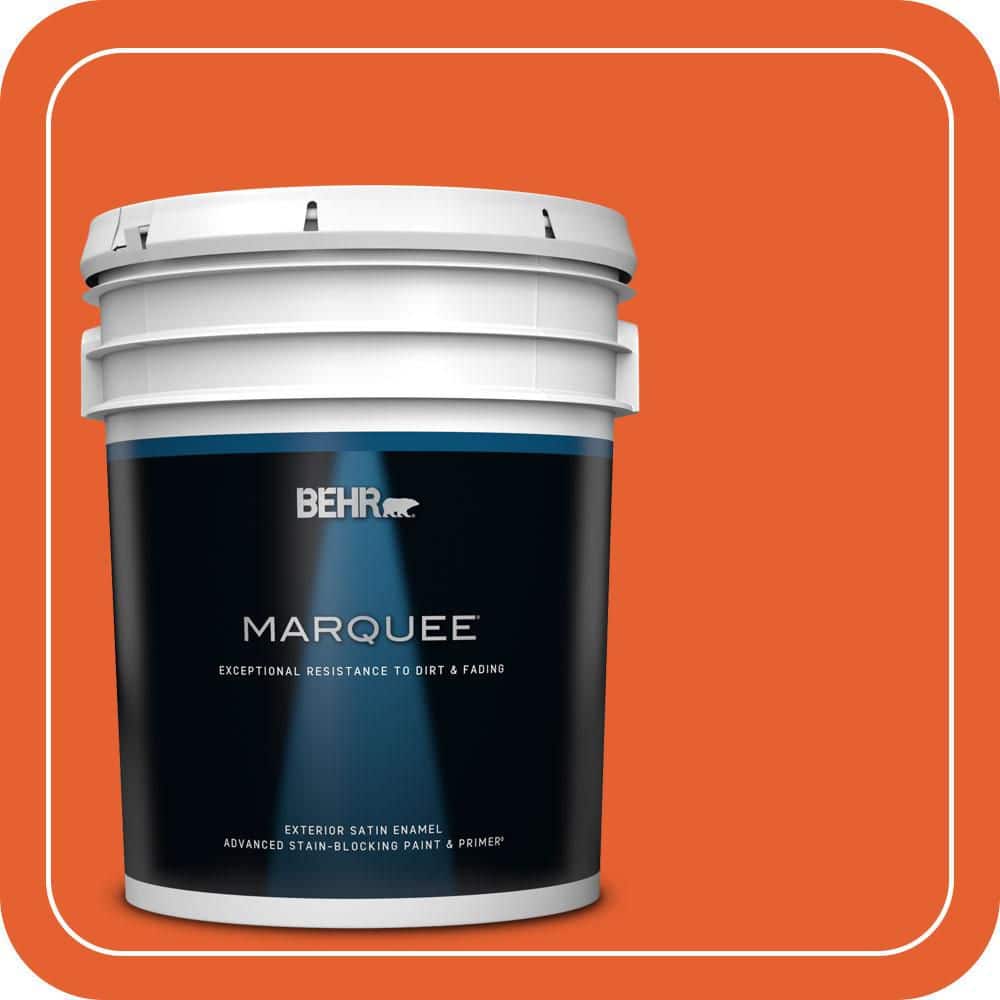 5 gal. #S-G-230 Startling Orange Satin Enamel Exterior Paint & Primer price history on PriceWatchPro