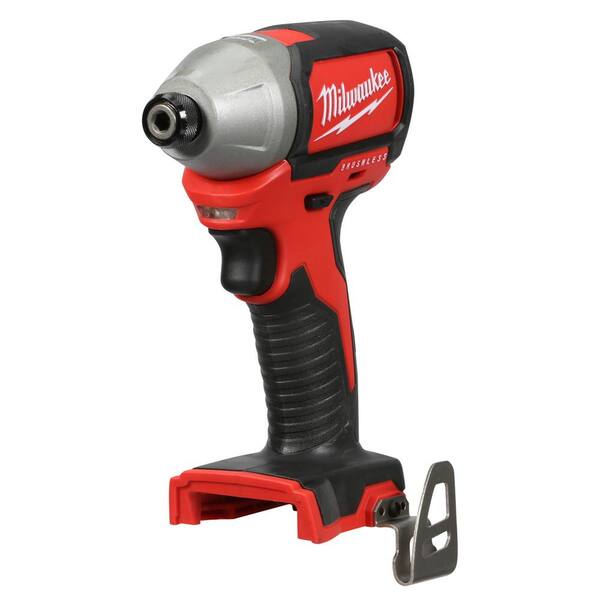 Milwaukee - M18 18-Volt Lithium-Ion Brushless Cordless 1/4 in. Cordless Impact Driver Kit (Tool-Only)