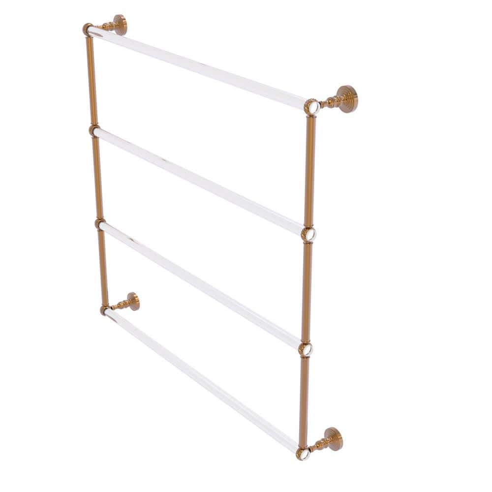 Pacific Grove Collection 36 in. Wall Mounted Towel Bar in Brushed Bronze with Twisted Accents price history on PriceWatchPro