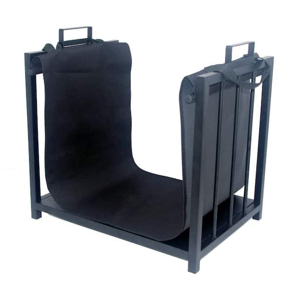 20 in. Log Holder with Tote H51B The Home Depot