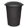 Otto Environmental Systems 32 Gal. Black Round Multi-Purpose Trash Can ...