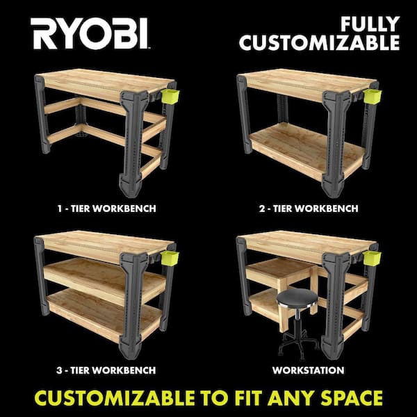 RYOBI FRAMEWORK Customizable Workbench Kit – Garage Wood Work