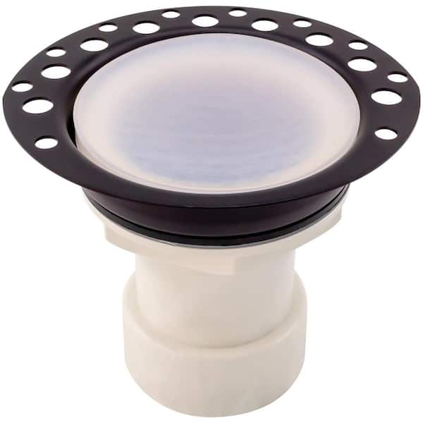 Westbrass Island Drain Assembly for Freestanding Bathtub with 2 in. x 1-1/2 in. Adapter, PVC