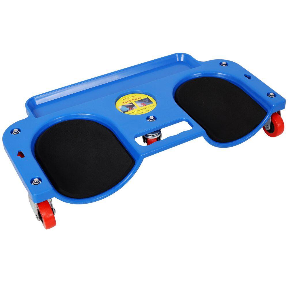 Rolling Knee Creeper Durable Knee Pads with 360 Degree Turn Casters and Tool Tray, for Garage Workshop Garden, Blue price history on PriceWatchPro