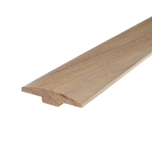 Pearl 0.28 in. Thick x 2 in. Wide x 78 in. Length Wood T-Molding