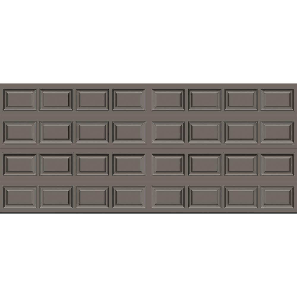 Classic Steel Short Panel 16 ft. x 7 ft. Insulated 18.4 R-Value Bronze Garage Door without windows price history on PriceWatchPro