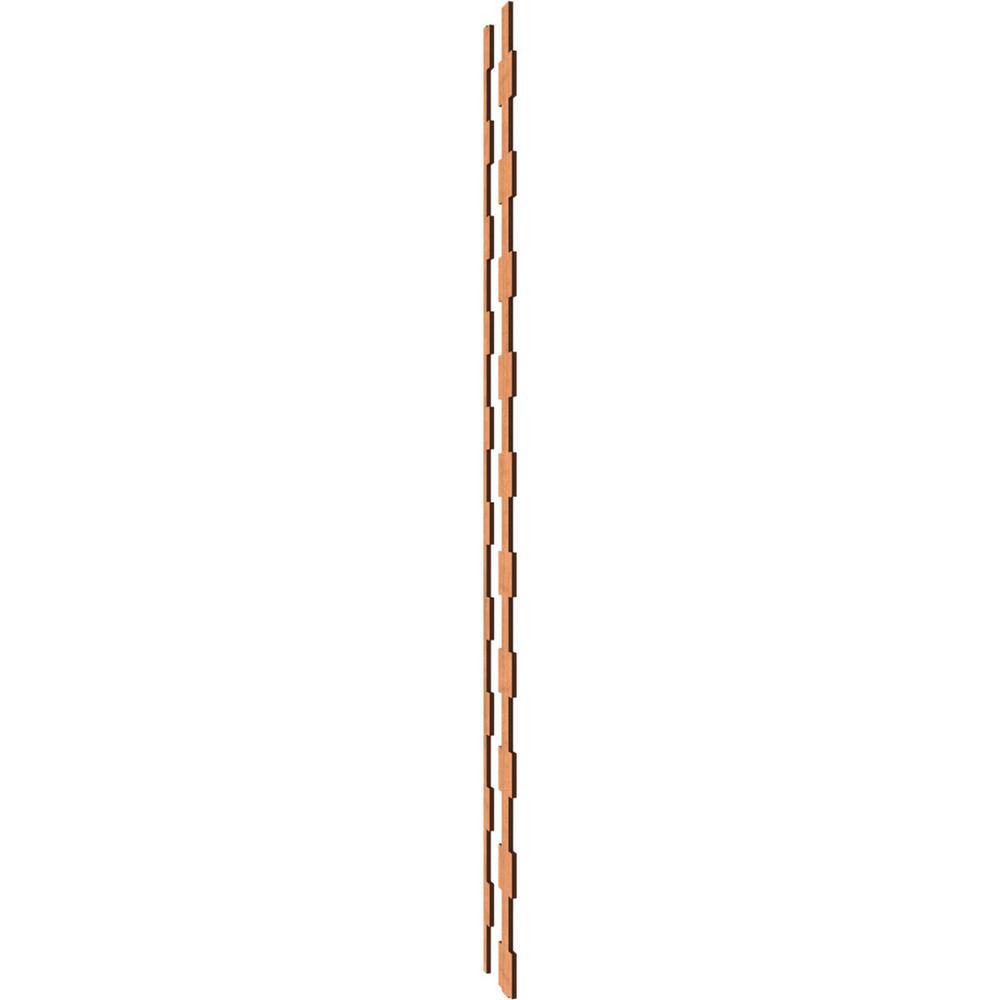 Midland 47" Cherry Wood Decorative Slat Wall Panel Kit