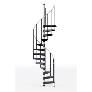 Reroute Prime Interior 42in Diameter, Fits Height 102in - 114in, 1 42in Tall Platform Rail Spiral Staircase Kit