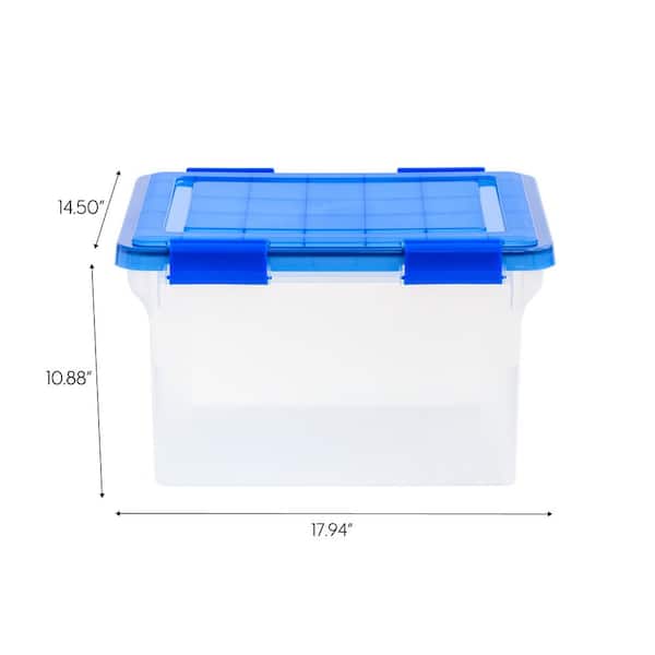 Plastic Boxes, Bead Storage Containers, Rectangle Clear Flat