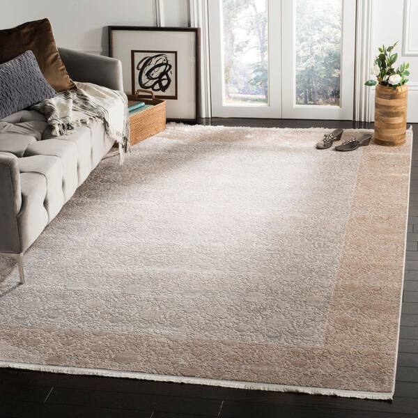 Eclipse 6 ft. x 9 ft. Beige/Light Gray Persian Area Rug
