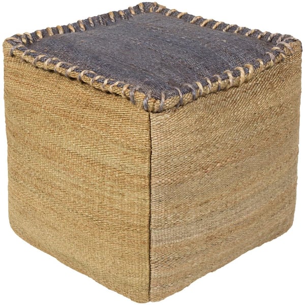 Artistic Weavers Kai Charcoal Decorative Pouf